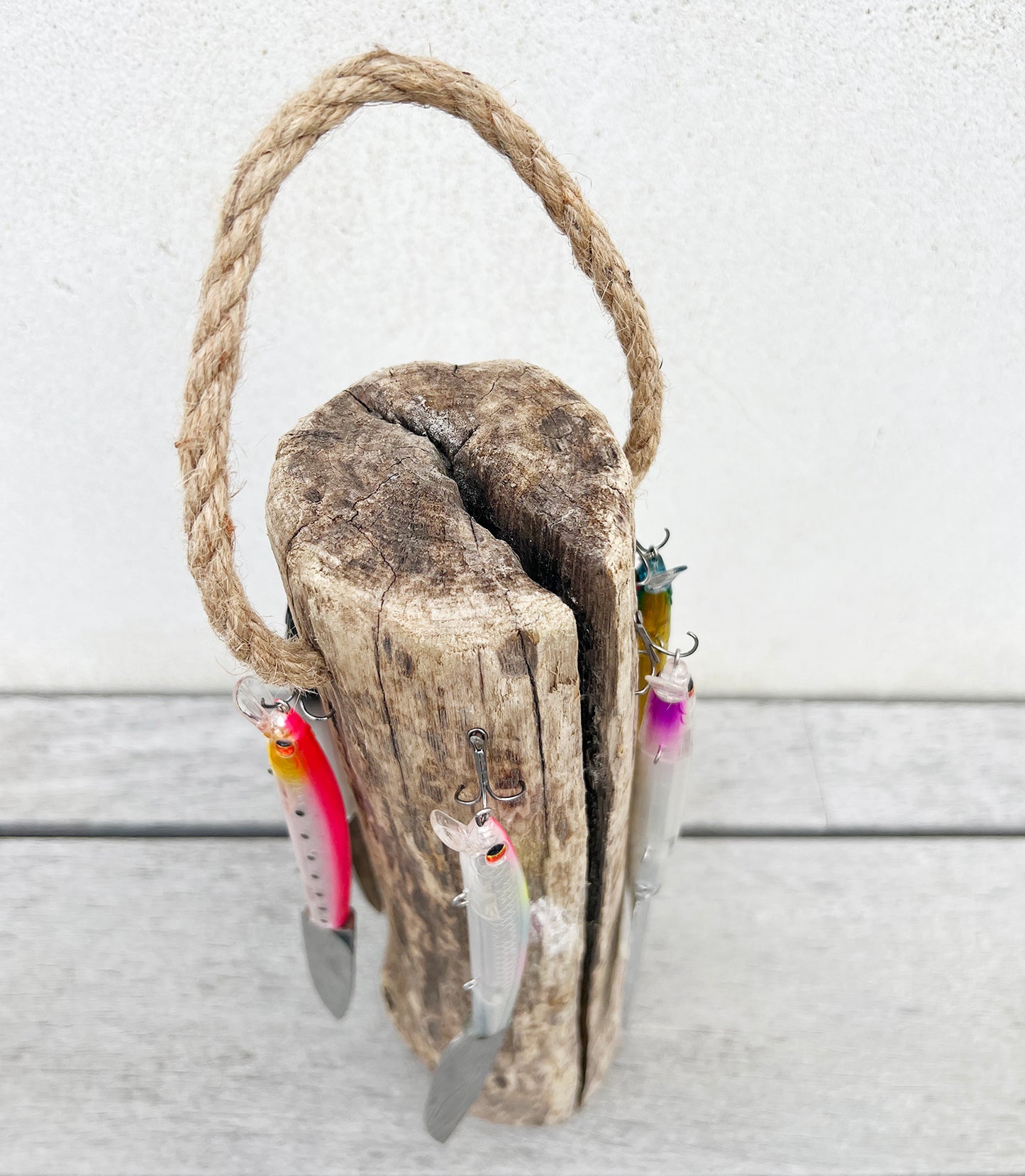 Présentoir à couteaux - Bois flotté